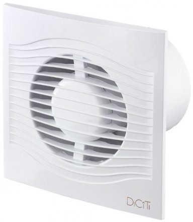 Вентилятор осевой вытяжной с обратным клапаном D100 (SLIM 4C) 04187